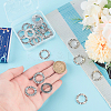 30Pcs Tibetan Style Alloy Linking Rings FIND-SC0009-20-3