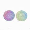 Ion Plating(IP) 201 Stainless Steel Filigree Pendants X-STAS-S108-65-2