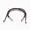 Nylon Cord Braided Bead Bracelets Making BJEW-F360-FP05-1
