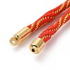Nylon Cord Silder Bracelets MAK-C003-03G-12-3