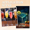 30Pcs 10 Colors Glass Bead Wine Glass Charms AJEW-SC00048-4