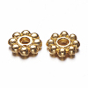 Alloy Daisy Spacer Beads PALLOY-L166-31G-2