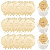 21Pcs Birthday Theme Mirror Effect Acrylic Birthday Cupcake Insert Card Decoration AJEW-SP0001-75-1