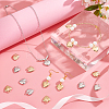 160Pcs 2 Colors CCB Plastic Pendants KY-GA0001-31-4