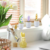 3Pcs 3 Styles Lampwork Flower Display Decoration DJEW-DC0001-16A-5