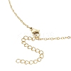 Copper Wire Wrapped Empty Glass Bottle Pendant 304 Stainless Steel Cable Chain Necklaces for Women Men NJEW-JN05276-5