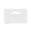 Rectangle Paper One Pair Earring Display Cards with Hanging Hole CDIS-C004-04B-3