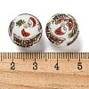 Christmas Round Silicone Beads SIL-K002-02B-2