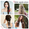 Bowknot Polyester Alligator Hair Clips AJEW-CP0008-35B-6