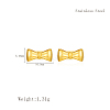 Stylish 304 Stainless Steel Butterfly Stud Earrings JV8585-3