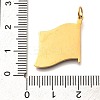 Pride 304 Stainless Steel Enamel Pendants STAS-B079-01G-09-3