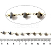 Handmade Natural Lapis Lazuli Chip Beaded Chains CHC-F020-10G-07-2
