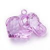 Transparent Acrylic Pendants TACR-T002-16-3