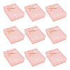 Rectangle Paper Jewelry Set Storage Boxes with Bowknot X1-CON-TAC0014-04C-3
