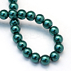 Baking Paint Pearlized Glass Pearl Round Bead Strands HY-Q003-10mm-79-4