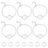 DIY Blank Dome Link Bracelet Making Kit DIY-UN0004-28-1