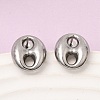 6 Pairs 304 Stainless Steel Stud Earrings EJEW-P340-02P-2