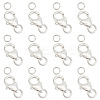 GOMAKERER 12Pcs 3 Styles 925 Sterling Silver Lobster Claw Clasps STER-GO0001-03-1