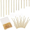 6 Styles 304 Stainless Steel Flat Head Pins STAS-AR0002-28G-1