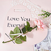 7Pcs Paper Single Flower Wrapping Paper Cards for Valentines Day DIY-WR0004-99-4