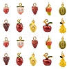 10Pcs 10 Styles Alloy Enamel Pendants FIND-YW0006-84-1