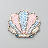 Embroidery Cloth Rhinestone Sew On Patches DIY-WH0671-048C-1