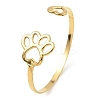 304 Stainless Steel Cuff Bangles LS-BJEW-P302-07G-1