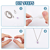 2Pcs 2 Colors Brass Rhinestone Claw Settings KK-HS0001-19-5