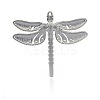 Alloy Enamel Dragonfly Big Pendants ENAM-L034-08P-2