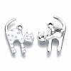 Eco-Friendly Zinc Alloy Pendants FIND-N048-45E-NR-2