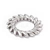 Non-Tarnish 304 Stainless Steel Linking Rings STAS-B036-01P-3