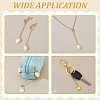 6Pcs 3 Styles Natural Pearl & Shell and Alloy Bikini Pendant Decoration HJEW-GA00063-5