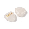Natural Quartz Crystal Heart Engraving MBTI Figurines Statues for Home Office Desk Decorations X1-G-K353-05F-2