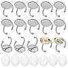 DIY Oval Cuff Ring Kits DIY-UN0008-15P-1