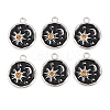 Alloy Enamel Rhinestone Pendants ENAM-L053-03P-1