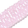 Electroplate Glass Beads Strands EGLA-A035-J6mm-A02-1