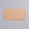 Kraft Paper Pillow Candy Box CON-WH0070-97A-02-2