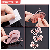 3Sets 3D Butterfly PVC Mirrors Wall Stickers DIY-CN0001-85A-4
