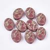 Plating Acrylic Beads PACR-T008-05B-1