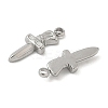 304 Stainless Steel Pendants STAS-D127-21B-P-2