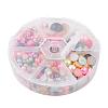 1Box ABS Plastic Imitation Pearl Dome Cabochons SACR-JP0001-M-2