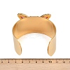304 Stainless Steel Acrylic Cuff Bangles for Women BJEW-A049-05G-01-5