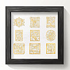 Stamp Theme Nickel Decoration Stickers DIY-WH0450-055-5