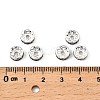 Brass Grade A Rhinestone Spacer Beads RB-A014-Z8mm-18S-2