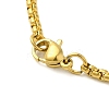 201 Stainless Steel Box Chain Saint Benedict Medal Pendant Necklaces for Women LS-NJEW-M008-01G-3
