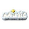 Musical Theme Opaque Resin Cabochons LS-CRES-D008-01A-1