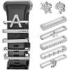 10Pcs Moon & Letter Alloy Watch Band Charms FIND-NB0003-20-1