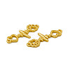 Rack Plating Alloy Connector Charms PALLOY-M202-08MG-2