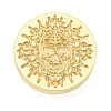 Halloween Series Wax Seal Brass Stamp Heads AJEW-M039-01L-2