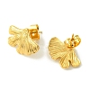 PVD Vacuum Plating 304 Stainless Steel Stud Earrings for Women EJEW-L284-07G-2